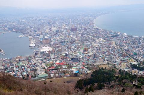 函館山展望台からの風景